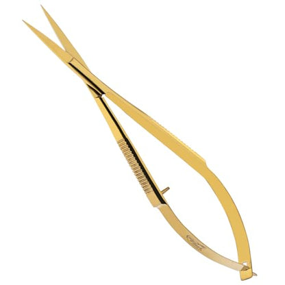 Cross Edge 5 Inch Straight Tip Spring Scissors