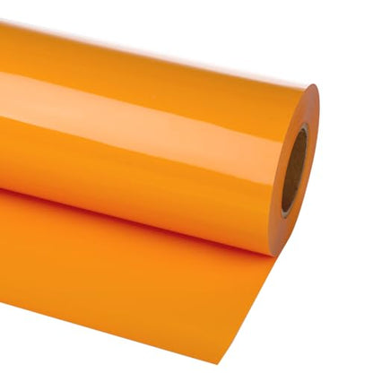 Heat Transfer Vinyl Light Orange HTV Rolls