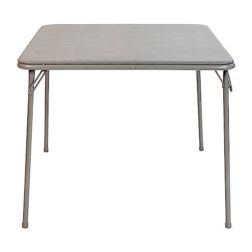 Gray 33.5" Square Folding Table