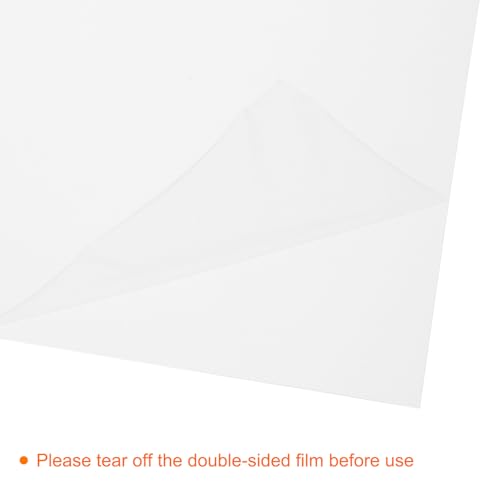 4Pcs A4 Gel Light Lighting Filter Overlay Transparent Color Correction Plastic Vinyl PVC Sheets Photography Television Clear (4 Count)