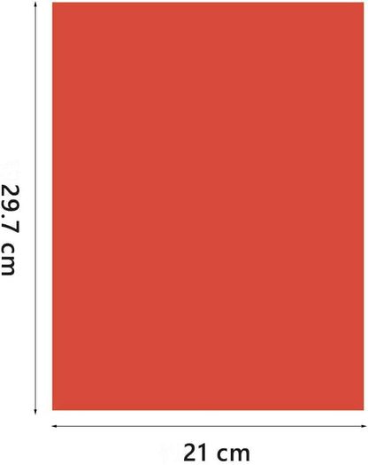 A4 Origami Paper Red 100 Sheets, 8.27×11.7 inch Double Sided Color Easy Fold Big Origami Paper A4 Colored Copy Papers Thin 70gsm for Beginners, DIY handwork Art and Craft Projects (210 x 297 mm) - Crafty Corner