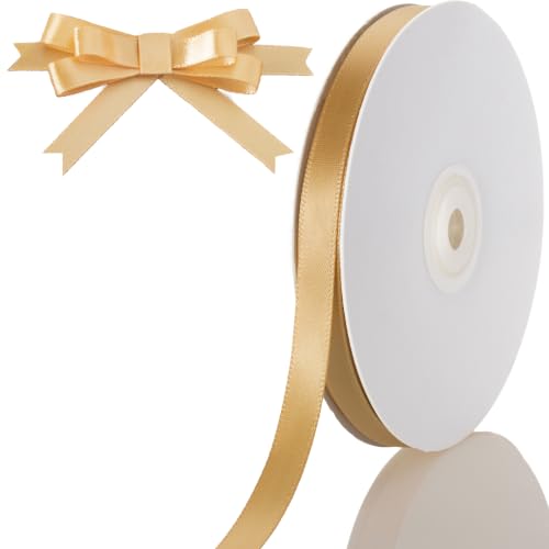 3 8 Inch Gold Ribbon 50Yards