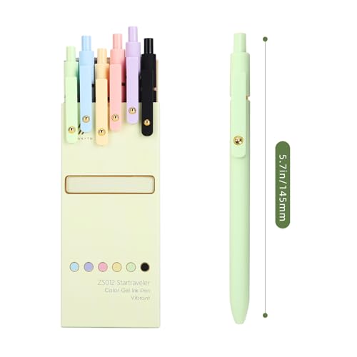 Colored Gel Pens Set (6 Count)