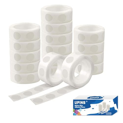 1500 Pcs Point Dots Balloon Glue Removable Adhesive Point Tapes (1500 Count)