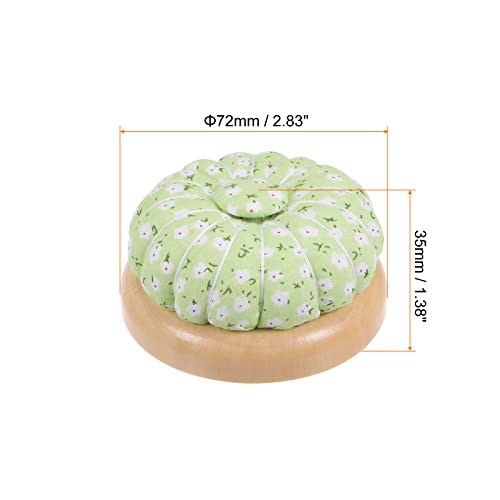 Pin Cushions Sewing Needle Cushion Needle Holder Pincushions with Magnetic Wooden Base for Sewing Quilting Needlework DIY Crafts
