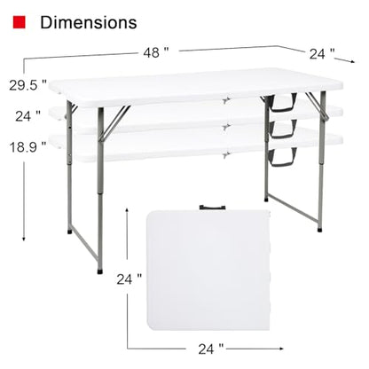 48" W x 24" D x 29.5" H