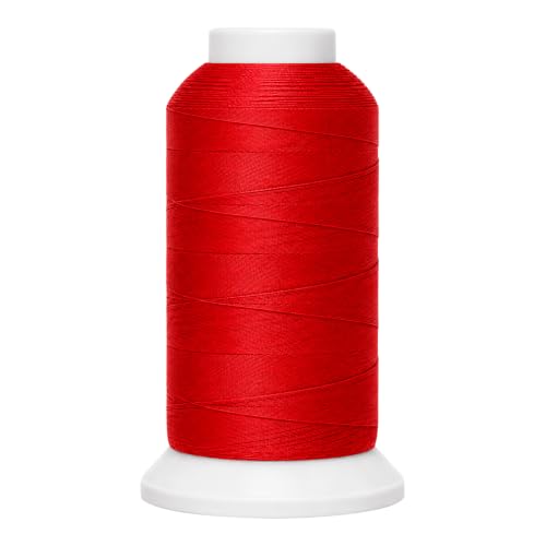 Red Tex 90 Polyester Heavy Duty Thread for Upholstery