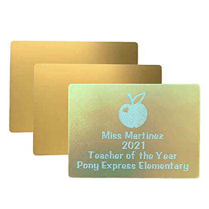 Metal Engraving Sheets for Etching with Maker (3 Count)