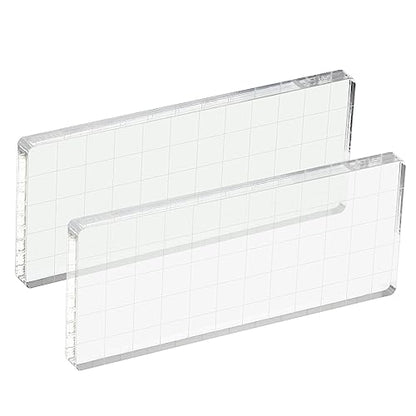 5" x 2" Acrylic Stamp Block (2 Count)