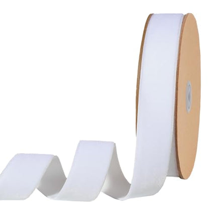 White Velvet Ribbon