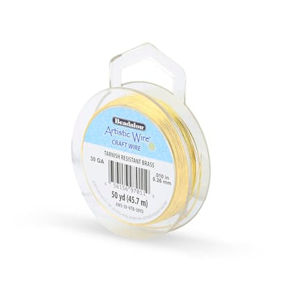 30 Gauge Tarnish Resistant Brass Craft Wire