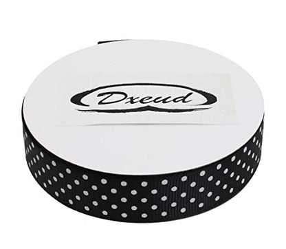 Polka Dot Grosgrain Ribbon 25 Yard Each Roll 100% Polyester