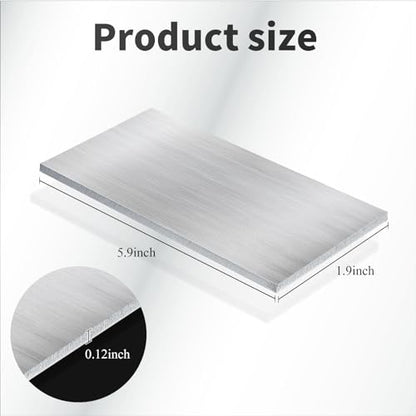 12 Pcs Aluminum Welding Practice Plates 2 x 4 x 1