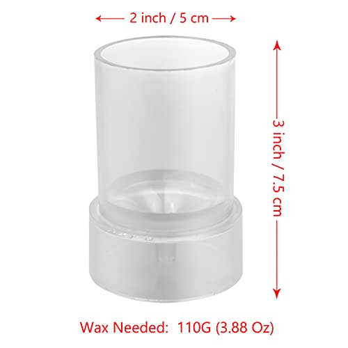 2PCS Pillar Candle Mold