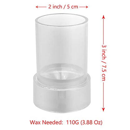 2PCS Pillar Candle Mold
