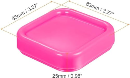 2Pcs Square Plastic Magnetic Pin Cushion Anti Loss Sewing Pin Needle Storage Holder Magnetic Push Pins Holder for Sewing Quilting DIY Projects