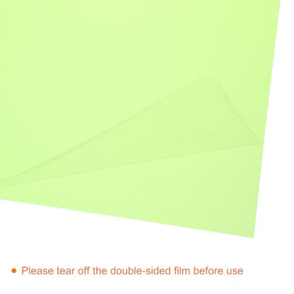 4Pcs A4 Gel Light Lighting Filter Overlay Transparent Color Correction Plastic Vinyl PVC Sheets Photography Television Fluorescent Yellow (4 Count)