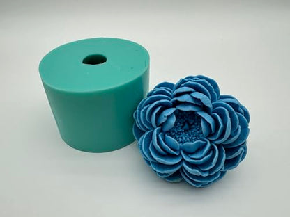 3D Peony Candle Wax Mold DIY Flower Silicone Molds for Resin Crystal Epoxy Paris Plaster Gift Crafts Home Decorations Mould