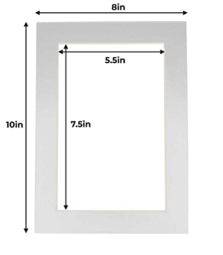 6x8 Mat for 8x10 Frame (10 Count)