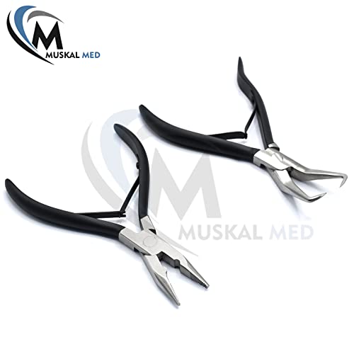 Professional Hair Extension & Beading Tool Kit Remove Plier Set for beads
