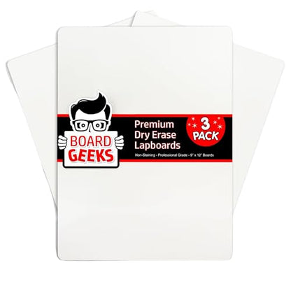Mini Dry Erase Board for Kids (3 Count)