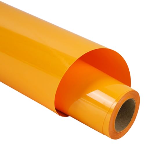 Light Orange Heat Transfer Vinyl HTV Rolls