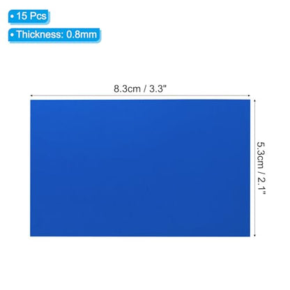 2.1x3.3 Inch Anodized Aluminum Sheet Metal (15 Count)
