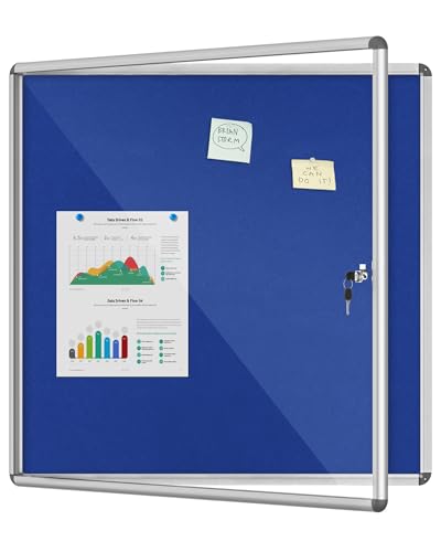 38"x38" Enclosed Bulletin Board