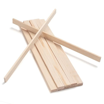 Wooden Dowels for Crafts (15 Count)