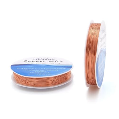 295 Feet Tarnish Resistant Jewelry Copper Wire 0.5mm