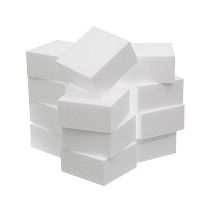 4x4x2in Craft Foam Blocks 12 Pack for Arts & Crafts School Projects