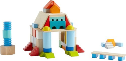 Colored Wooden Building Blocks
