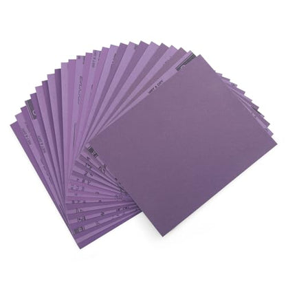 Wet Dry Sanding Sheets 25 PCS 9 x 11 Inch Purple Alumina (25 Count)