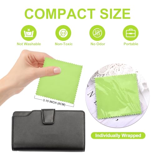 Silver Polishing Cleaning Cloth for Sterling Silver (50 Count)