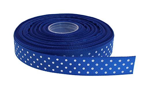 Polka Dot Grosgrain Ribbon 25 Yard Each Roll 100% Polyester