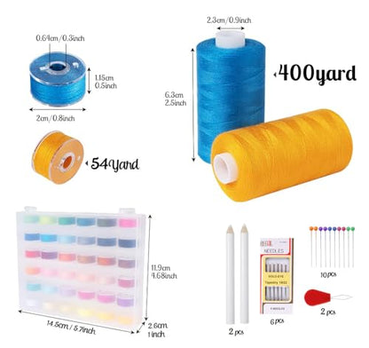 80 Colors 164Pcs Sewing Thread Kit (164 Count)