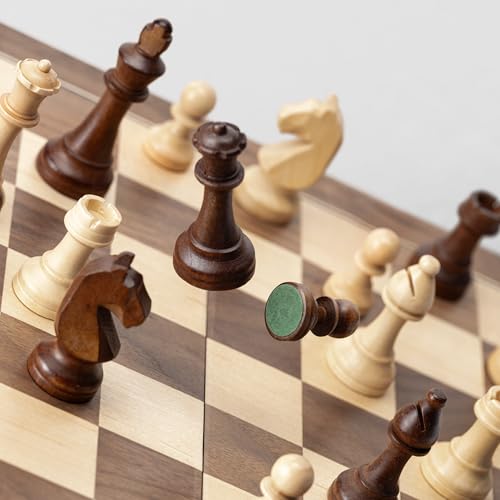 15" Magnetic Wooden Chess Set
