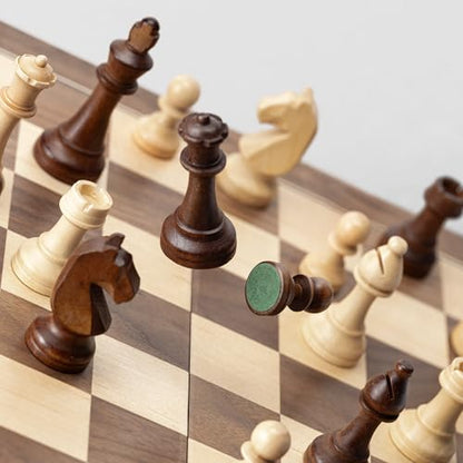 15" Magnetic Wooden Chess Set
