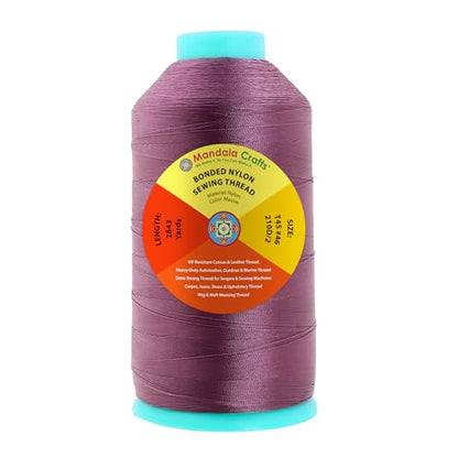 Size 46 210D T45 Mauve Bonded Nylon Thread (948 Foot)