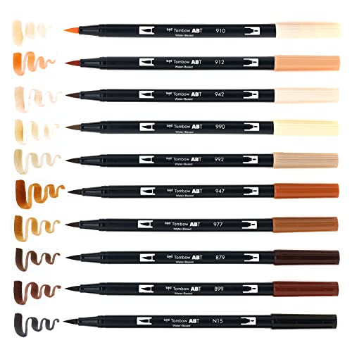 56170 Dual Brush Pen Art Markers (10 Count)