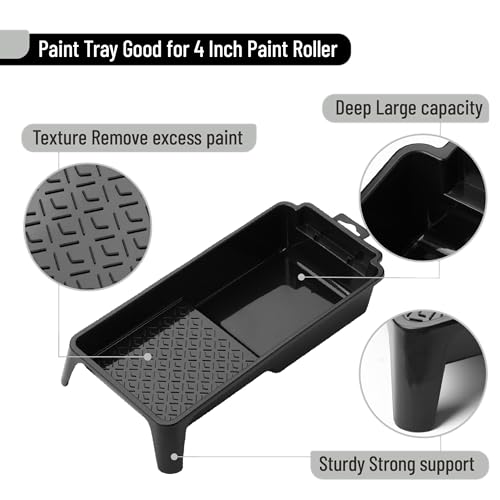 Bates 4 Inch Paint Tray Set (22 Count)
