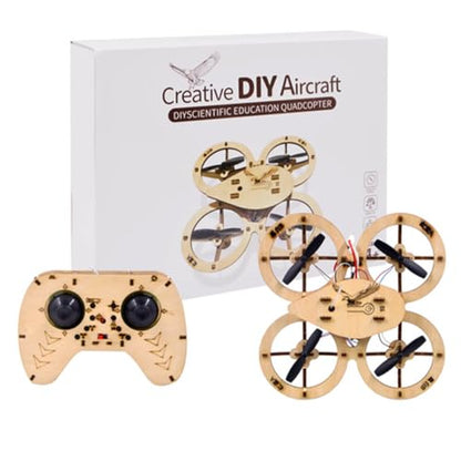 Wooden DIY Quadcopter Drone Kit