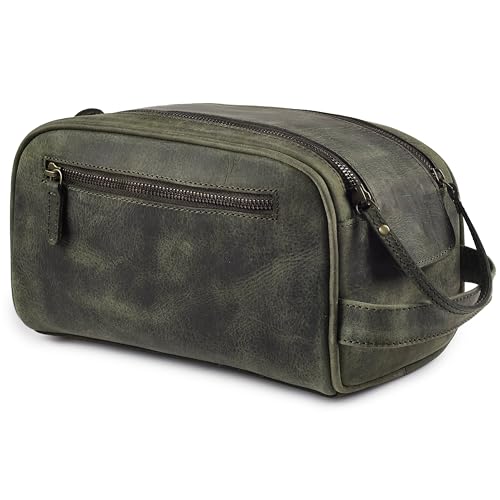 Leather Toiletry Bag for Men