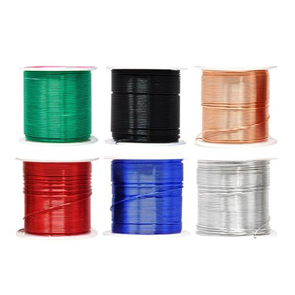 12 14 16 18 20 22 Gauge Anodized Jewelry Making Beading Floral Colored Aluminum Craft Wire Wholesale Combo