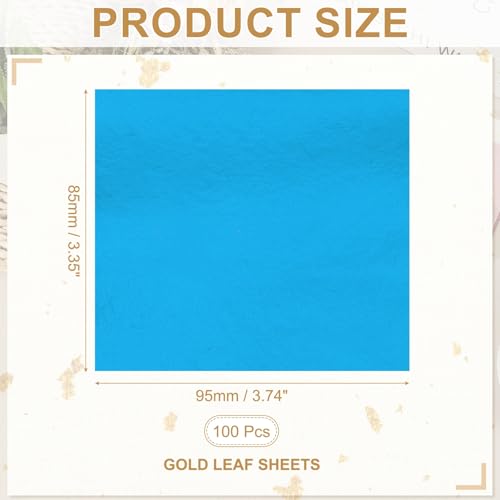 Gold Leaf Sheets for Art 3.7" x 3.4"