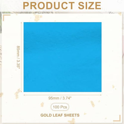 Gold Leaf Sheets for Art 3.7" x 3.4"