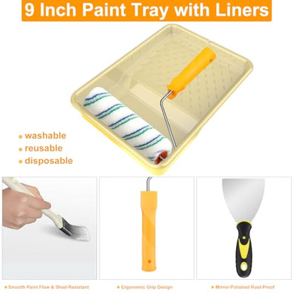 Paint Roller Kit with Extension Pole