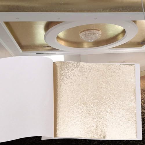 Gold Leaf Sheets 600 Pieces Multipurpose 6 Colors Gilding Paper