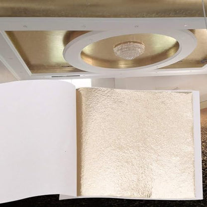 Gold Leaf Sheets 600 Pieces Multipurpose 6 Colors Gilding Paper