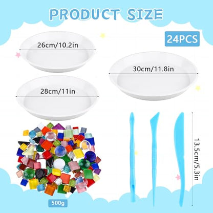 28Pcs Stepping Stone Mold Kit